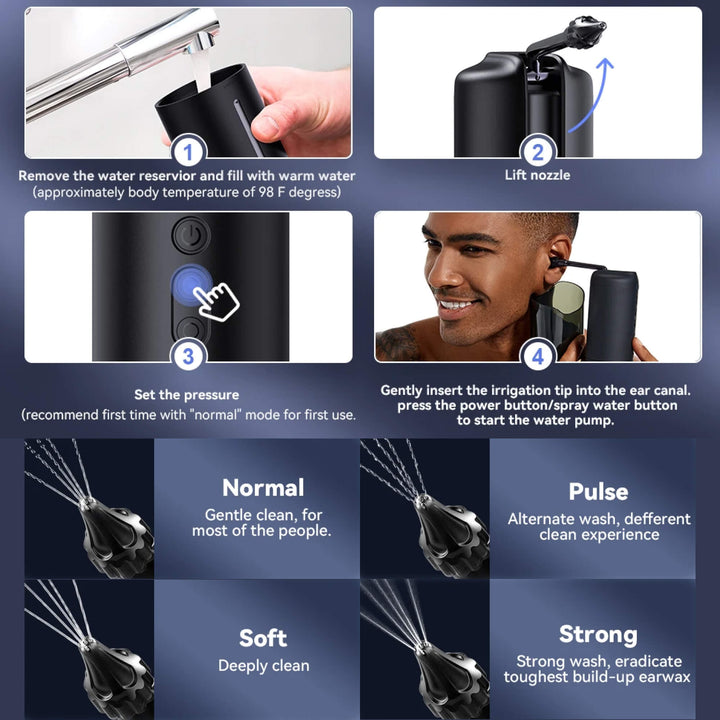 Stornfield | Wush Pro Ear Cleaner – Effective Ear Cleaning Solution for Cleaner, Healthier Ears