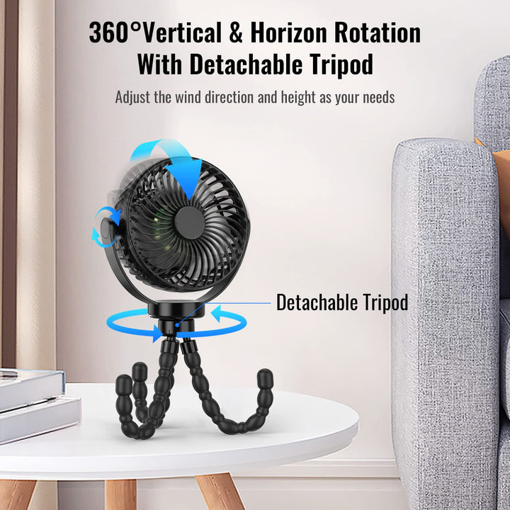 Portable Stroller Fan with 8000mAh Battery | Stornfield