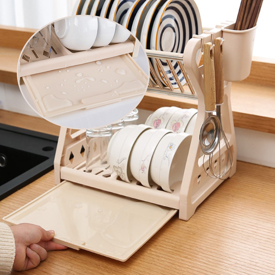 Foldable dish organizer – Practical draining rack for dishes, space-saving and easy to clean, perfect for modern kitchens and small spaces | Stornfield
