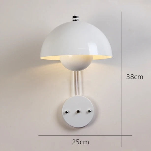 Stornfield | Frendorf - Charming Mushroom Wall Lamp for a Cozy and Elegant Glow