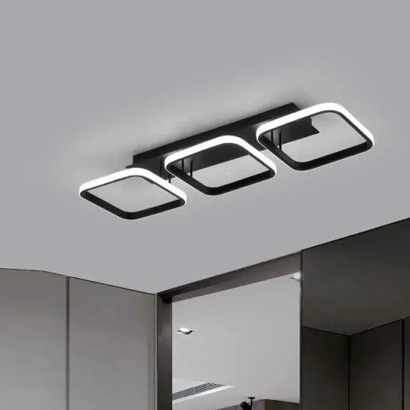Modern LED Ring Chandelier – Minimalist Ceiling Light for Living Room and Dining Area | Stornfield