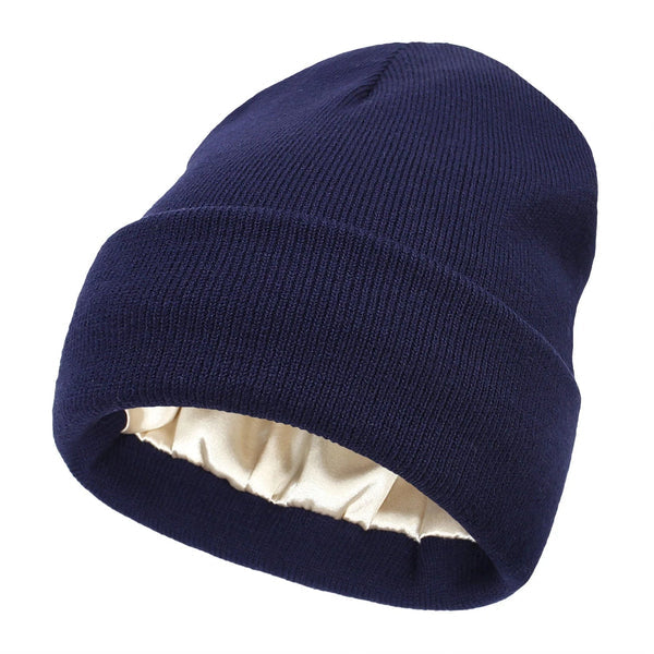 Stornfield | Noor Silk Winter Hat – Wool & Silk – Anti-Frizz Hair Protection
