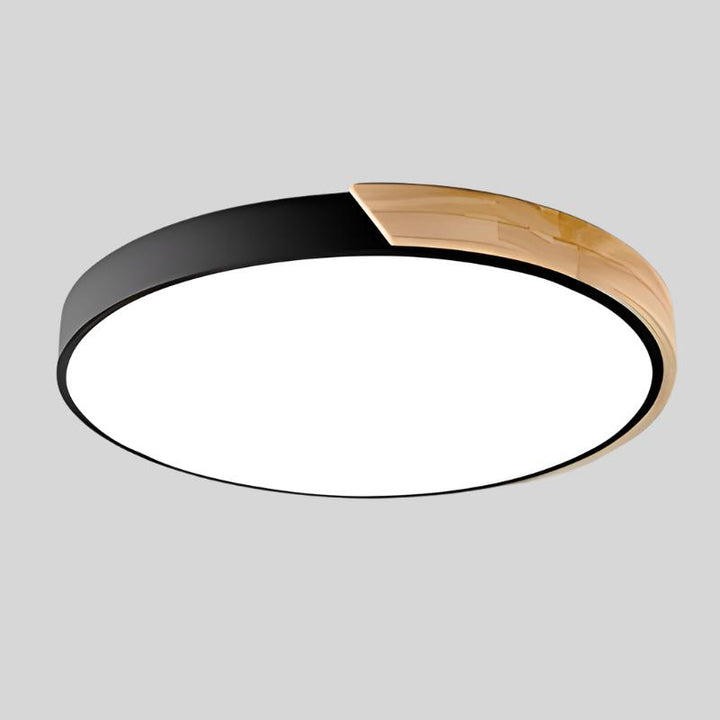 Stornfield | Macaroon Circular Wooden Pendant Light