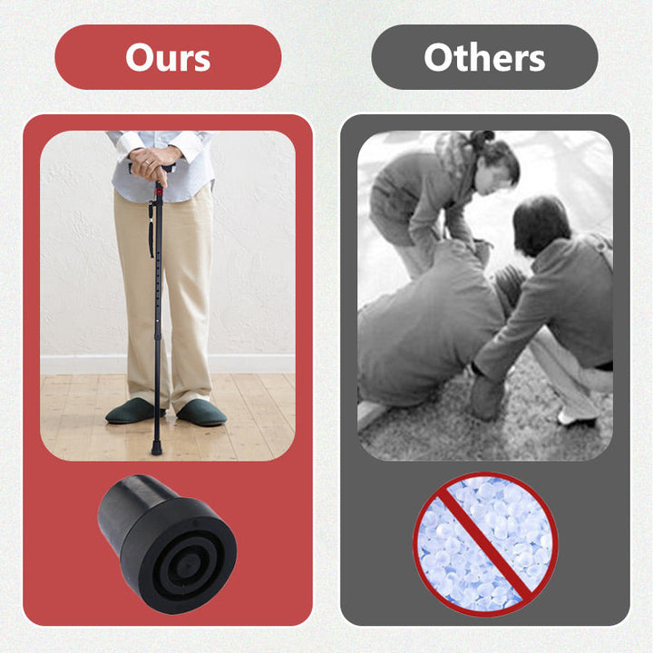 Stornfield | Smart Walking Stick | LED Light Radio Emergency Alarm | Adjustable
