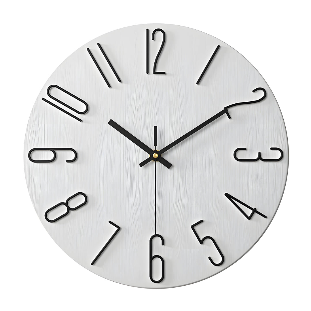 Simple Quartz Design Wall Clock - Silent Modern Style | Stornfield