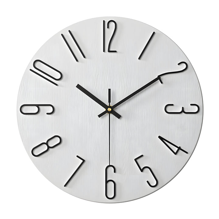 Simple Quartz Design Wall Clock - Silent Modern Style | Stornfield
