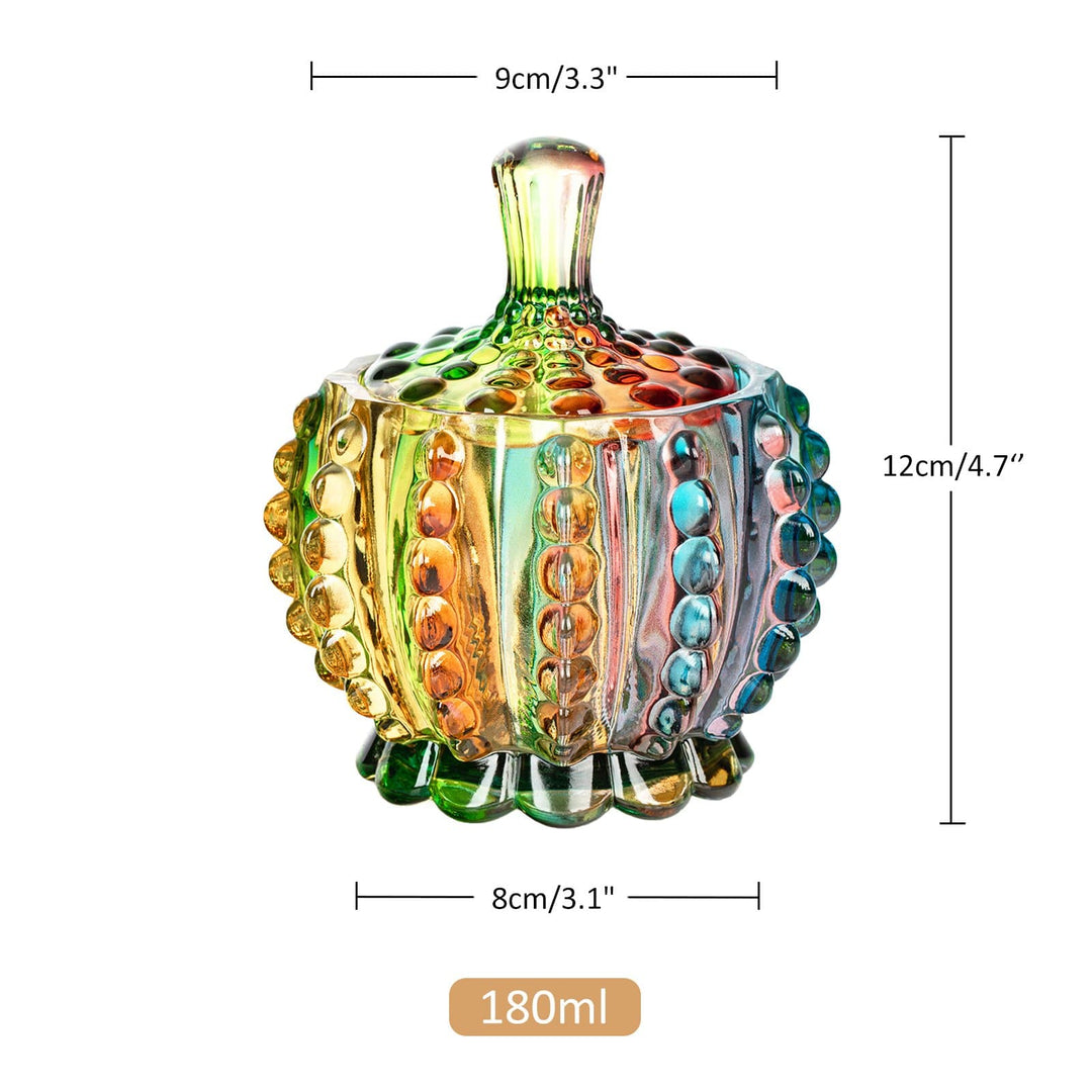 Stornfield | Iridescent sugar bowl with lid