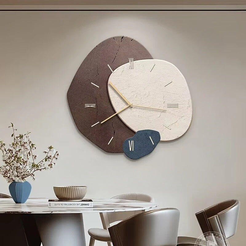 Stornfield | Horloges Murales Modernes pour Salon – Horloge Élégante et Esthétique avec Fonction Silencieuse