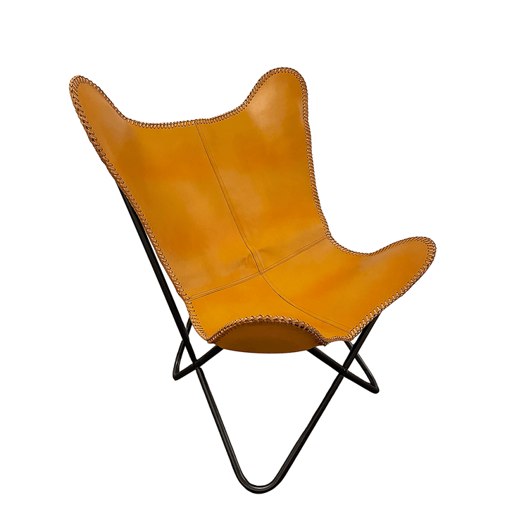 Bat chair made of real leather (available in different colors) | Stornfield