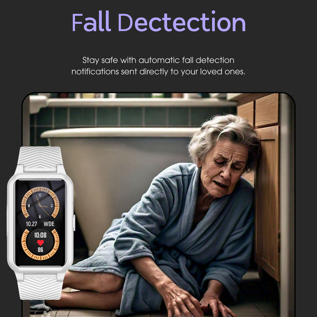 Senior Safety Watch with Fall Detection and GPS – Smart Care Smartwatch | Stornfield