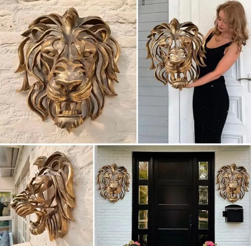 Stornfield | RegalRoar Lion - Lion Head Wall Sculpture