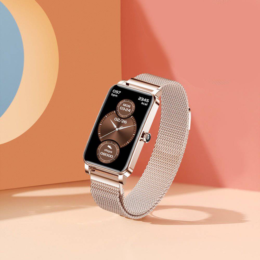 Stornfield | Zelina Women’s Smartwatch – Stylish Fitness Tracker with Heart Rate, Sleep Monitor & Notifications