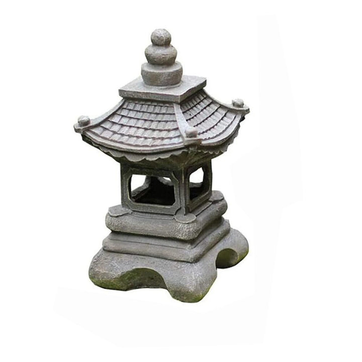 Stornfield | ZenGlow - Pagoda Solar Garden Statue Light for Outdoors
