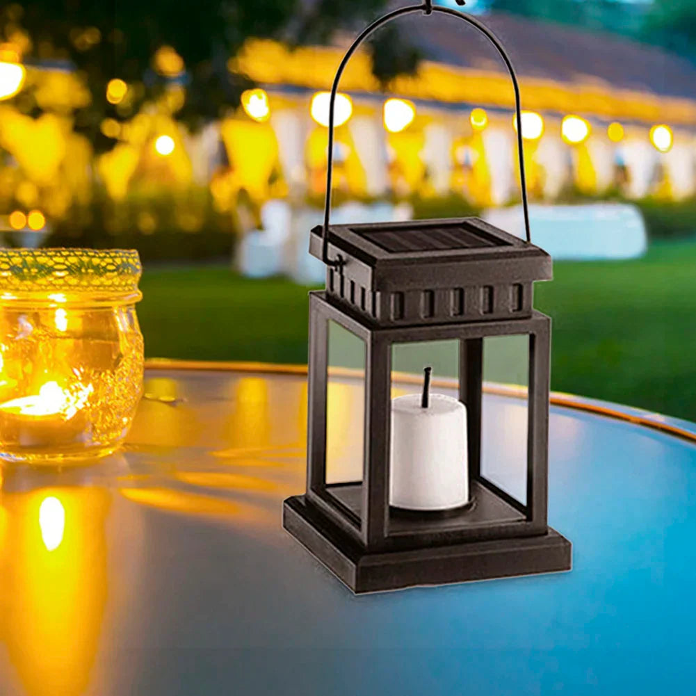 Solar-powered candle lanterns for garden and balcony – Weatherproof, Decorative LED lighting | Stornfield