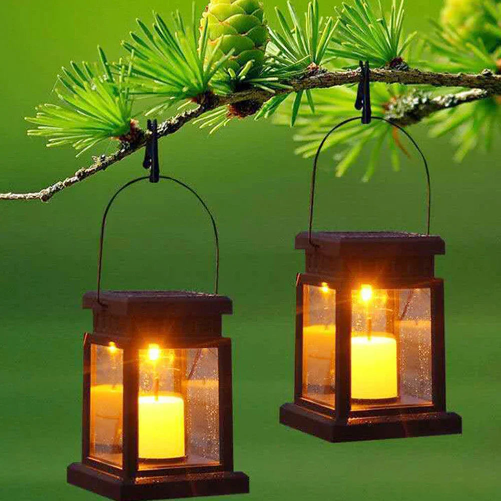 Solar-powered candle lanterns for garden and balcony – Weatherproof, Decorative LED lighting | Stornfield