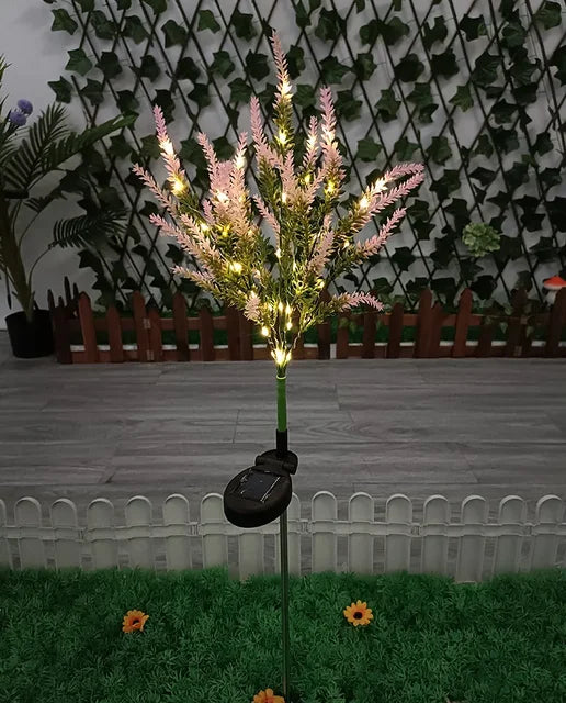 Solar LED Garden Flower Lights - Decorative Lavender Outdoor Lights for Garden and Terrace, waterproof, energy-efficient | Stornfield