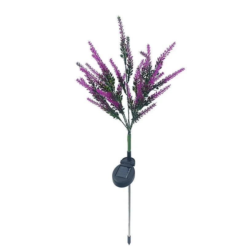 Solar LED Garden Flower Lights - Decorative Lavender Outdoor Lights for Garden and Terrace, waterproof, energy-efficient | Stornfield