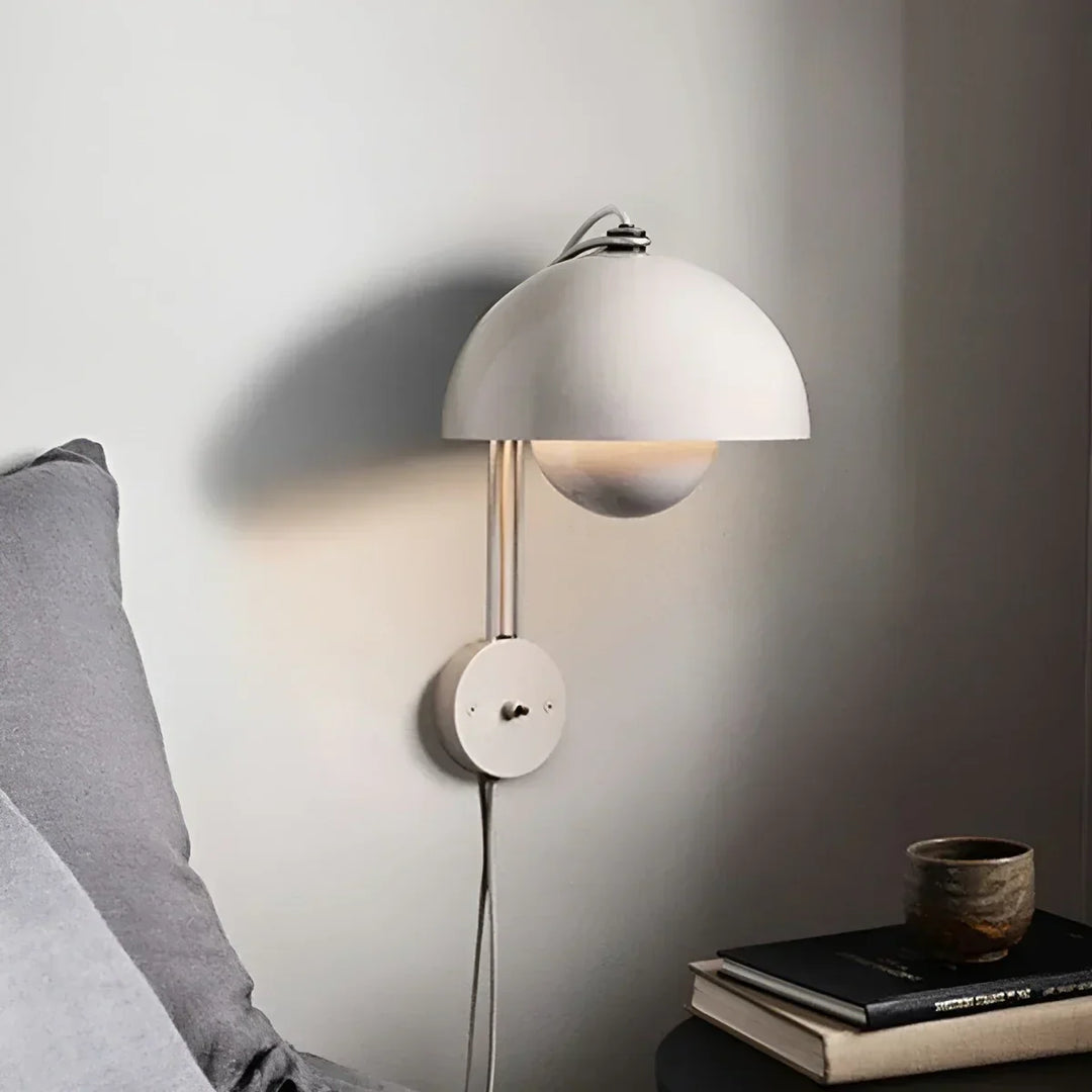 BudLume - Cozy Scandinavian Mushroom Wall Lamp Stornfield