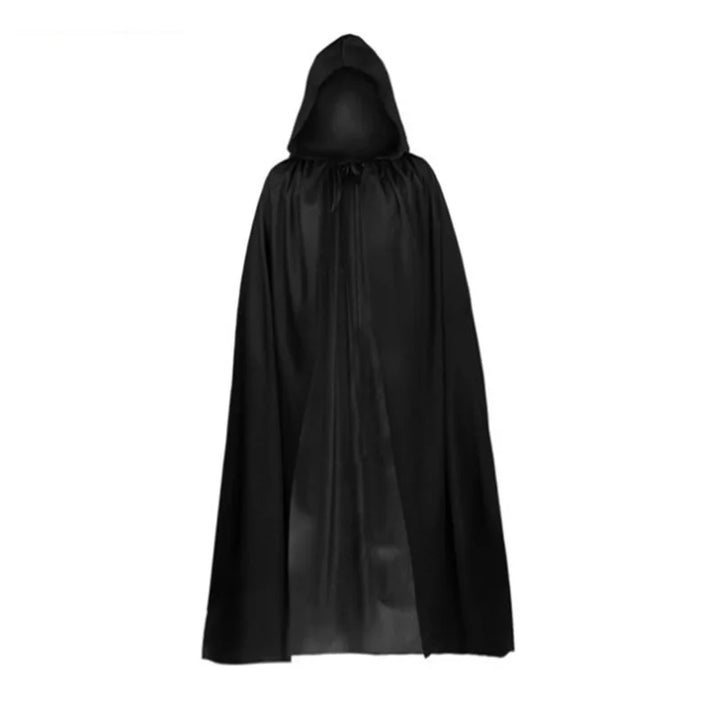 Black Cape with Hood – Long Unisex Halloween & Cosplay Wrap | Stornfield