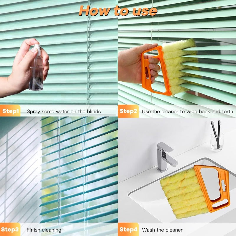 Stornfield 7-Finger Blind Cleaning Brush