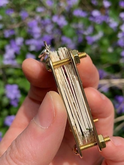 Stornfield | Mini Flower Press | Compact Botanical Keepsake Maker | Portable Craft Tool