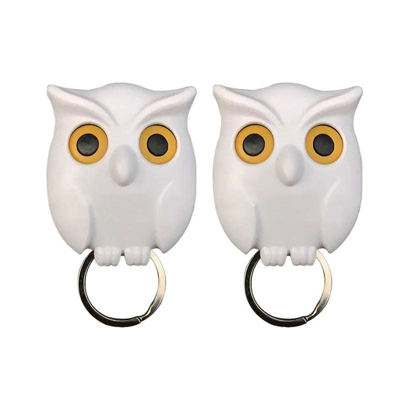 🦉The Key Guard is a Reliable Owl - Cute Owl Keychain with Auto Opening and Closing Eyes | Stornfield