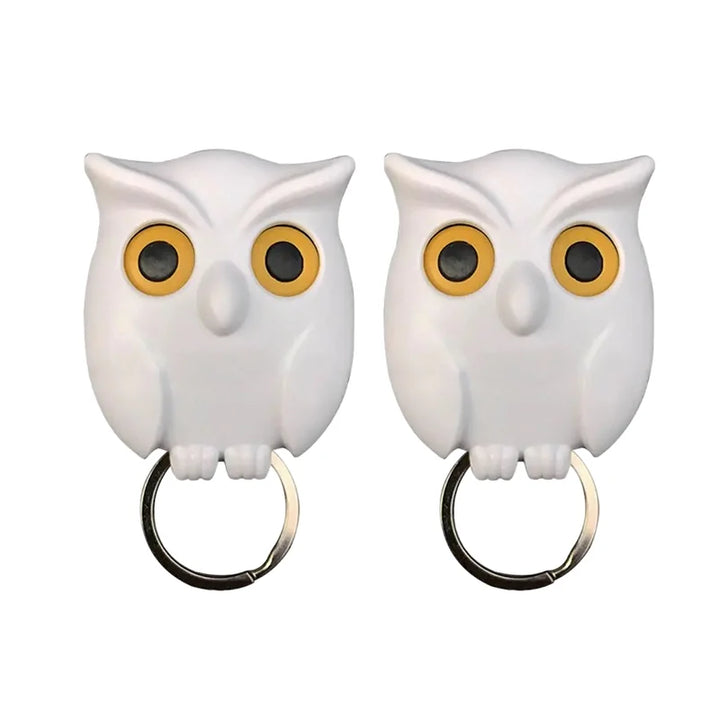 🦉The Key Guard is a Reliable Owl - Cute Owl Keychain with Auto Opening and Closing Eyes | Stornfield