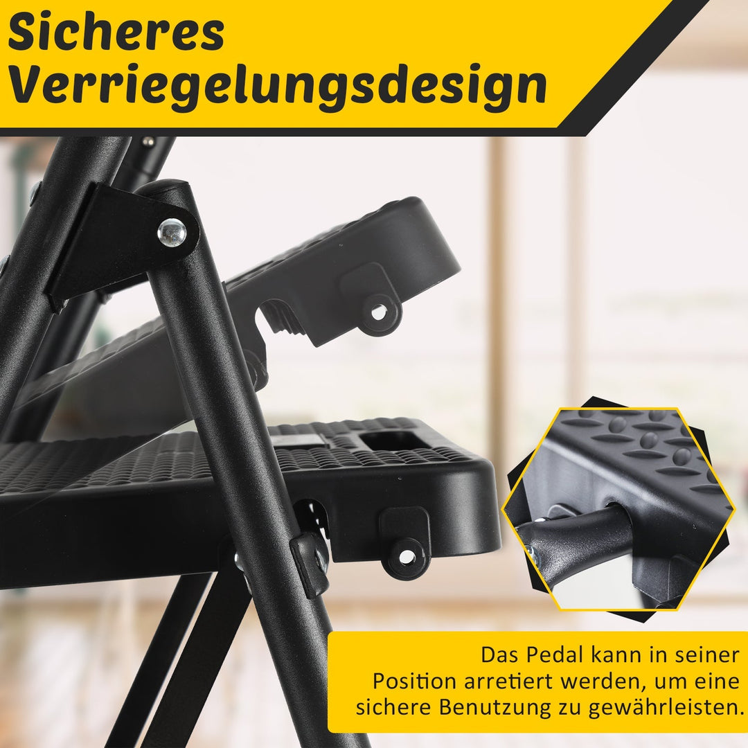Folding Ladder 4 Steps/5 Steps with Removable Armrests | Stornfield