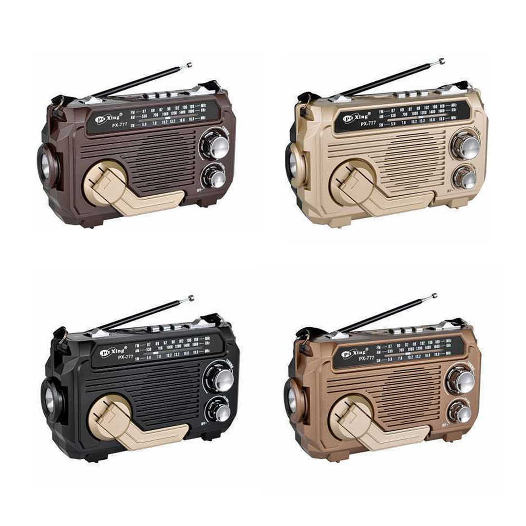 Solar-powered radio for camping | Stornfield
