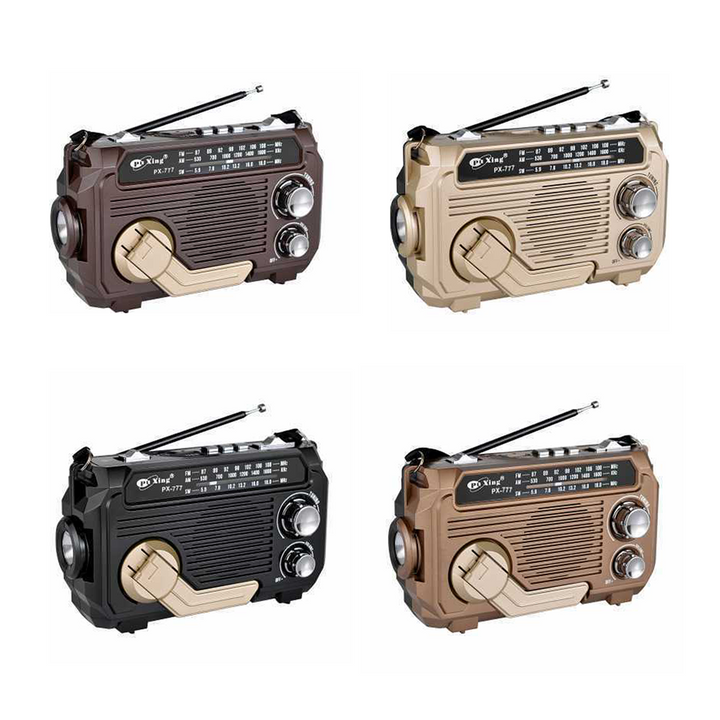 Solar-powered radio for camping | Stornfield