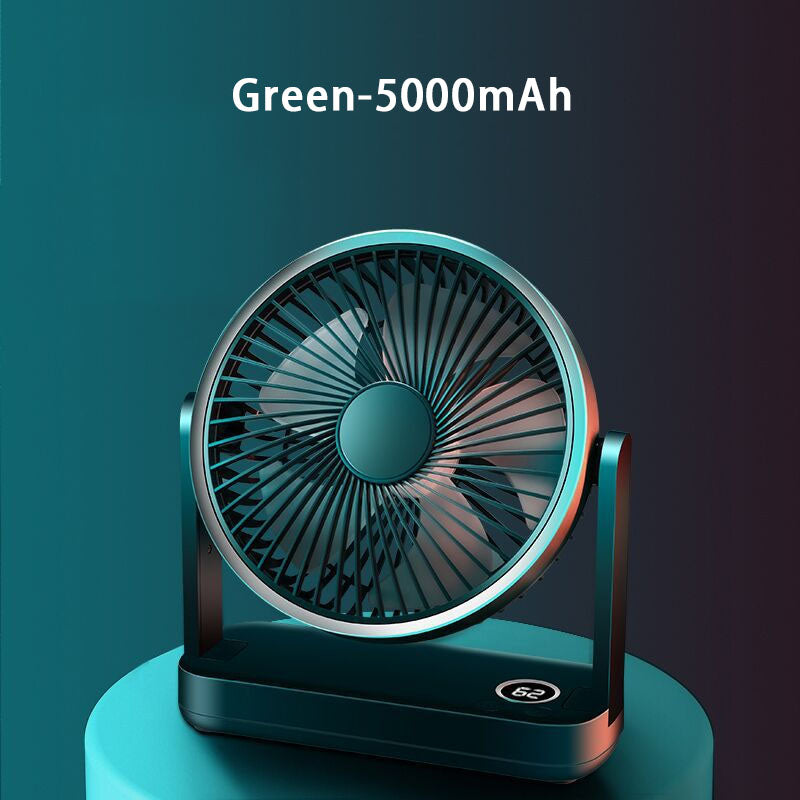 Compact Rechargeable USB Desk Fan for Home, Office, and Outdoors | Stornfield