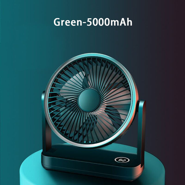 Compact Rechargeable USB Desk Fan for Home, Office, and Outdoors | Stornfield
