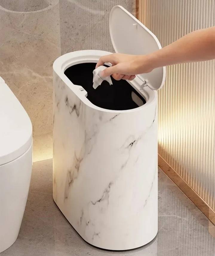Nordic Marble Design Trash Can Stornfield
