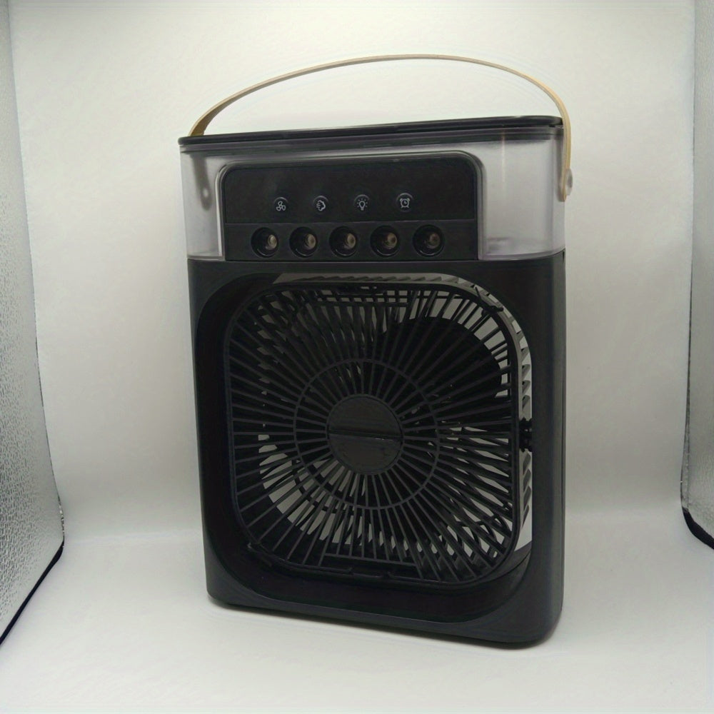 5A 2V Portable 600ml Spray Cooler Fan Desk USB Rechargeable Perfume Humidifier Air Conditioning A/C Cooling Fan 3 Wind Speeds | Stornfield