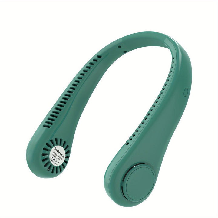 1pc Portable Neck Fan Electric Wireless Fan Rechargeable USB Mini Fan Bladeless Personal Fan Hanging Neck Cooler For Outdoor Sports | Stornfield