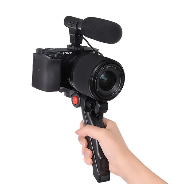 Stornfield | Ensemble de microphone vidéo professionnel avec trépied et lumière vidéo LED
