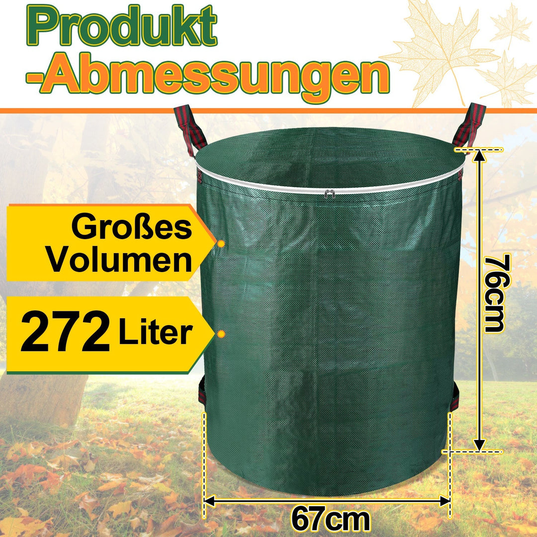 Garden waste bag garden sack 272L with lid | Stornfield