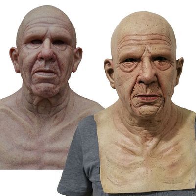 Creepy Old Man Mask – Realistic Latex Halloween Mask for Adults | Stornfield