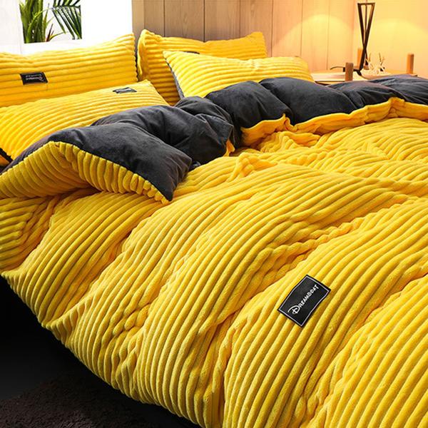 Stornfield | Thickened Corduroy Velvet Bedding Set