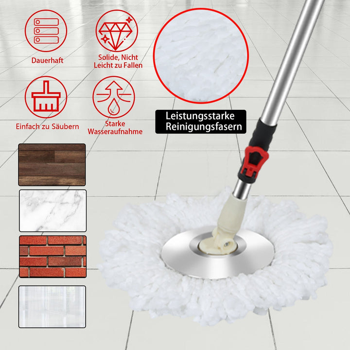 Mop Set Floor Mop with Bucket | Stornfield