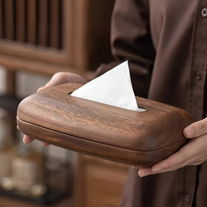 Tissue box made of walnut wood – Elegant and functional | Stylish home accessory | Stornfield