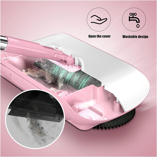 VibraSweep Hand Sweeper & Mop — Effortlessly radiant floors without bending or electrical stress | Stornfield