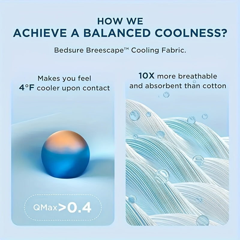Ultra-Soft Summer Cooling Blanket: Lightweight, Breathable & Skin-Friendly for Hot Sleepers, Solid Color, Easy Care Washable Cooling Blanket | Stornfield