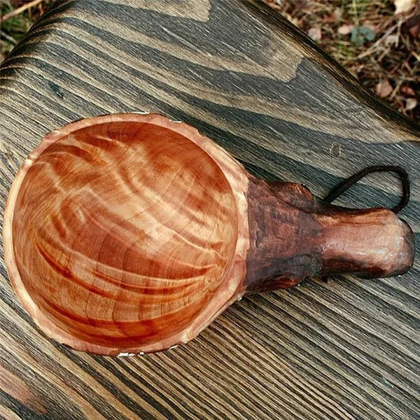 Stornfield | Wooden Mug - WildSip - Hand-Crafted Animal Design - Adventurous Hydration