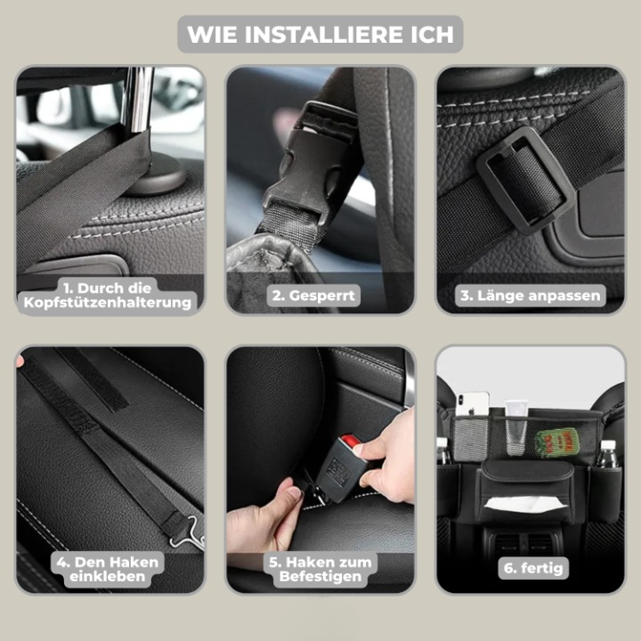 TurboTidy Car Organizer — No more stress and chaos – Your car always tidied up in no time! | Stornfield