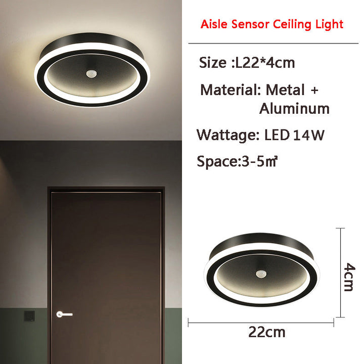 Stornfield | MotionGlide PIR LED Ceiling Light Motion Sensor | Smart Lighting | Energy Efficient | Perfect for Hallway & Bathroom