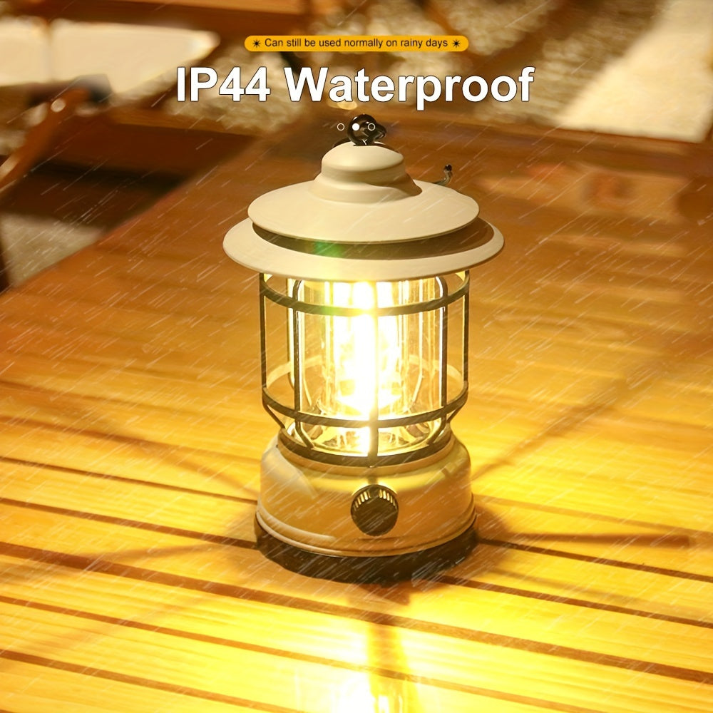 RetroGlow Lamp – Dimmable Rechargeable LED Outdoor Lighting | Stornfield