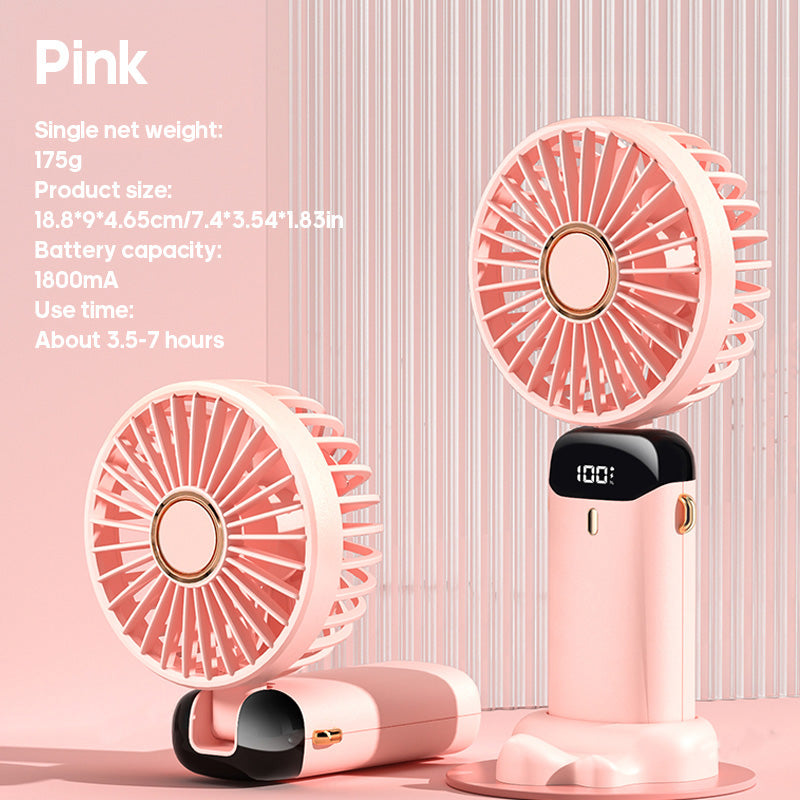 Portable USB Handheld Mini Fan with Phone Stand | Stornfield