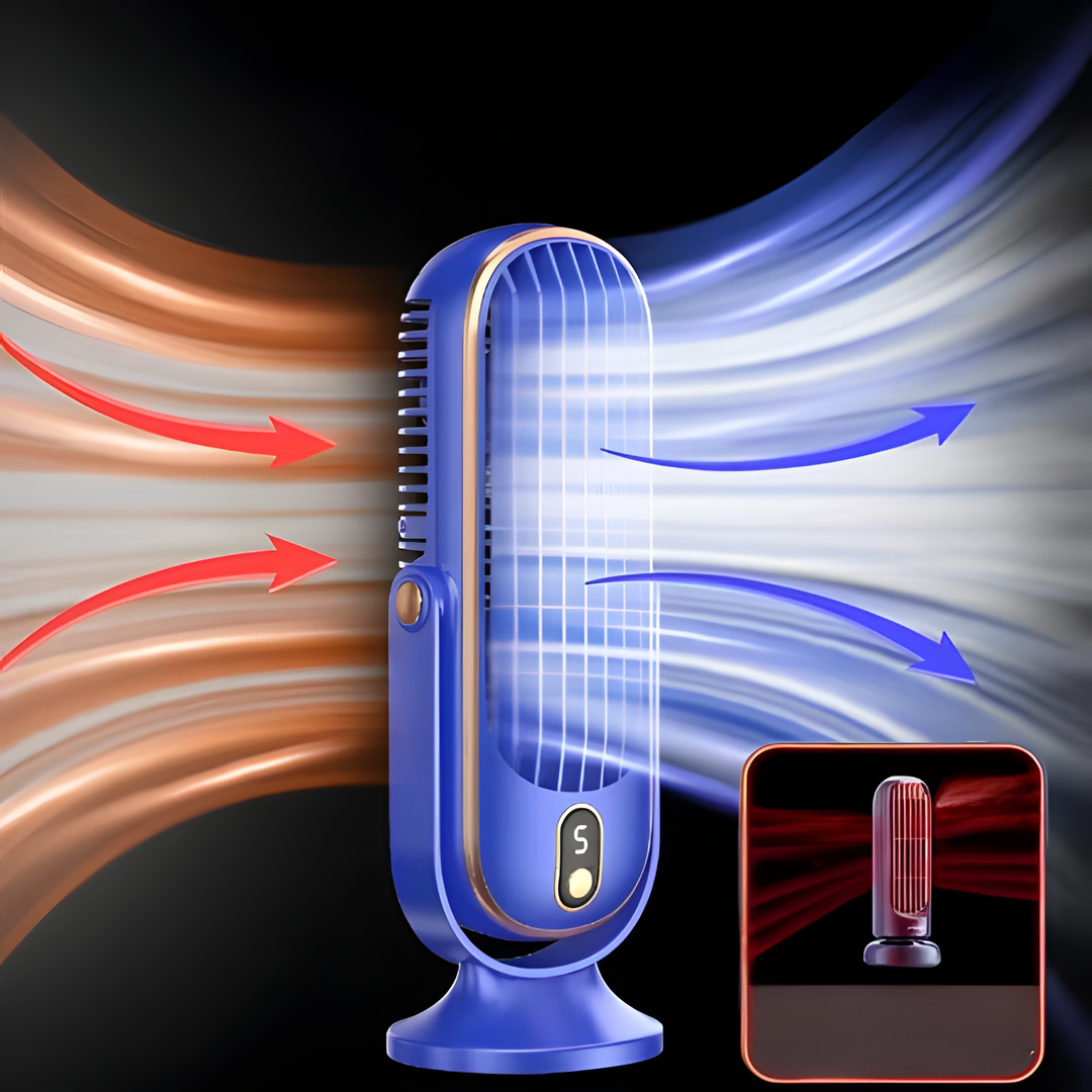 Compact High-Power Portable Desktop Fan - USB Rechargeable | Stornfield