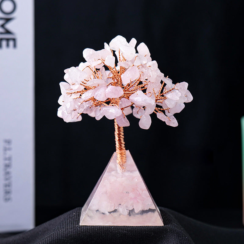 Stornfield | Base en gravier de pierre naturelle en pyramide pour arbre Feng Shui